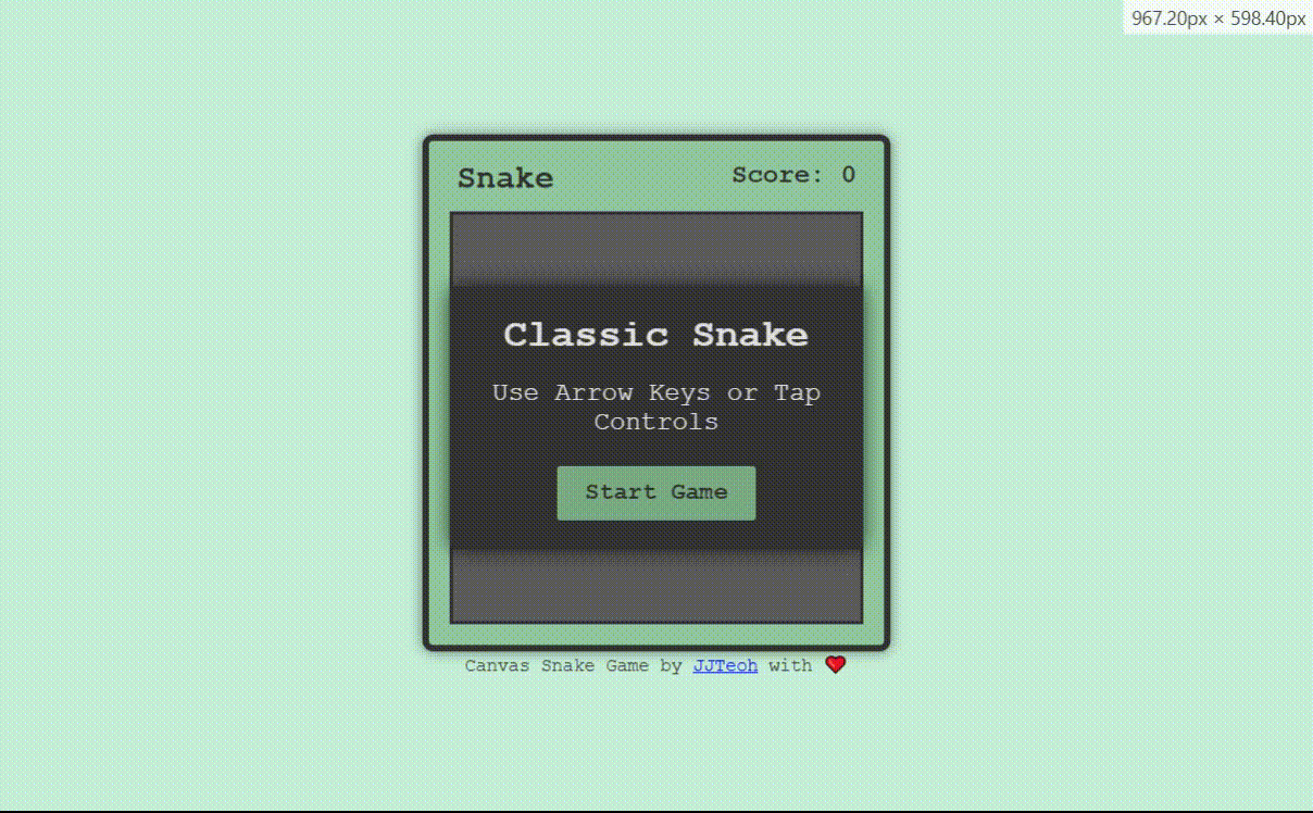 Snake - Web Game
